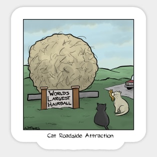 Giant Hairball Sticker